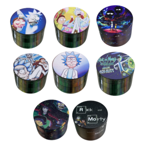 Dichavador de metal 4 partes rick morty - Preto