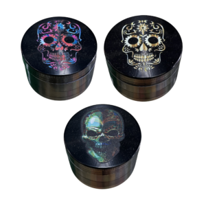 Dichavador de Metal Skull Art Premium