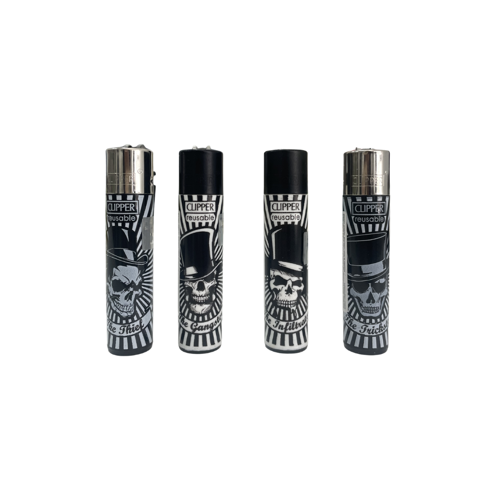 Isqueiro Clipper Caveira Street Style – Edição Skull