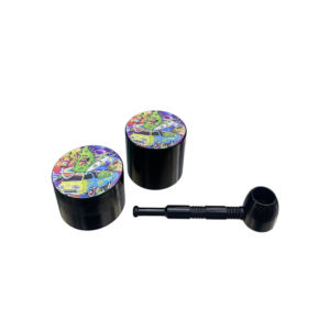 Kit Cachimbo Grinder Monster Street com Reservatório