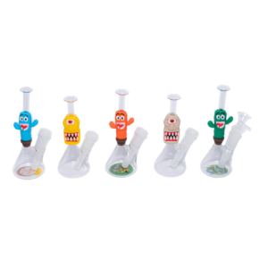 Bong de Vidro Cartoon Monster – Color Edition (Modelos Variados)