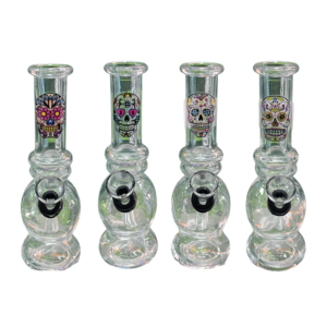 Bong de Vidro Skull Art – Color Edition (Modelos Variados)