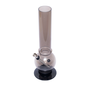 Bong de Acrílico Clássico Tubular com Base Redonda