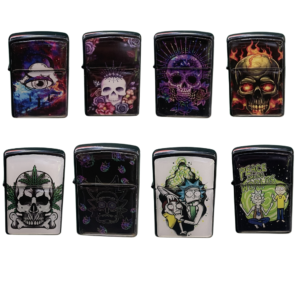 Isqueiro Flame Smoking Set Exquisite Recarregável (Modelos Variados)