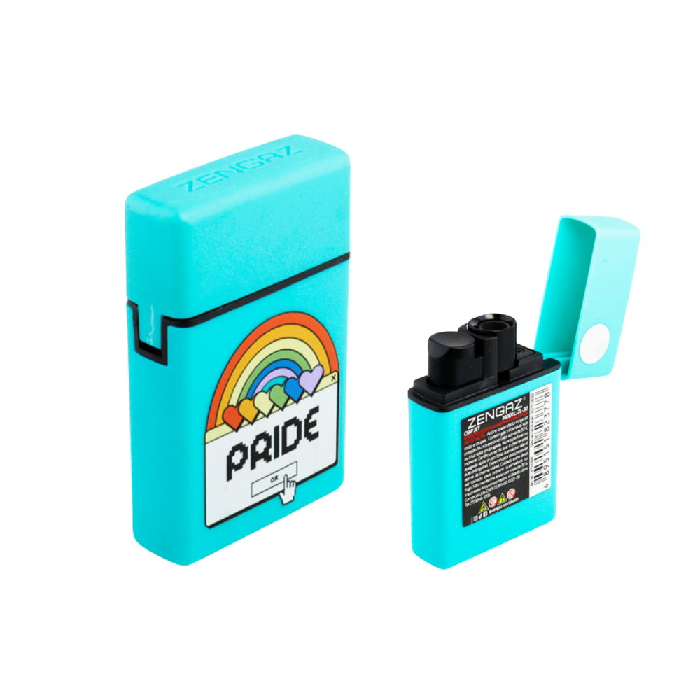 Isqueiro Maçarico Zengaz Pride Rainbow Edição Especial