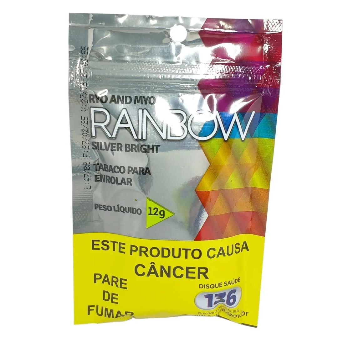 Tabaco para Enrolar Rainbow Silver Bright 12g