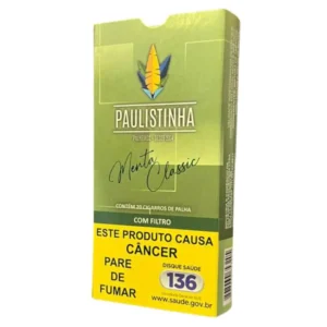 Paulistinha Cigarro de Palha Menta Classic