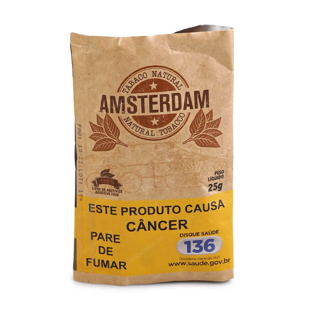 Tabaco para Enrolar Amsterdam Natural 25g