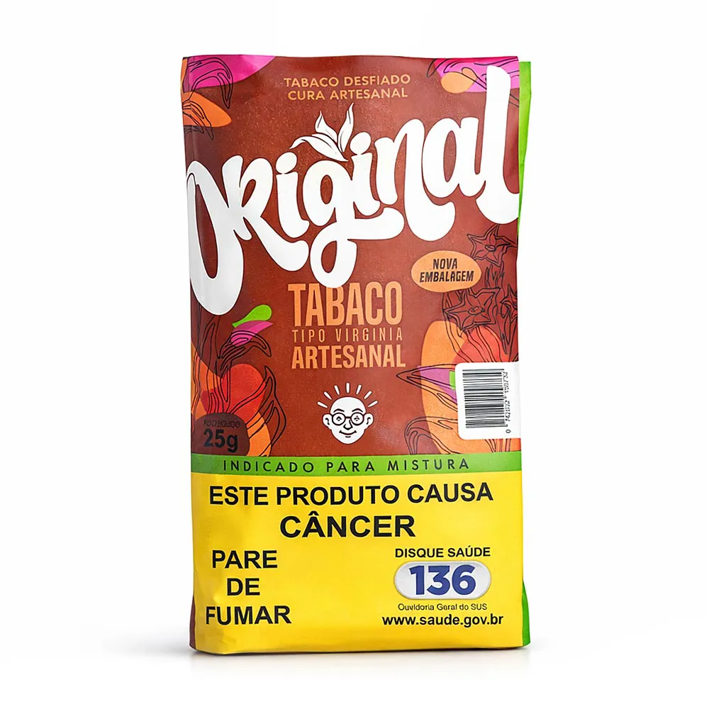 Fumo Original Tabaco Artesanal Virgínia 25g