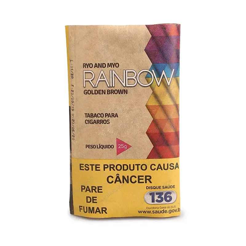 Tabaco para Cigarro Rainbow Golden Brown 25g