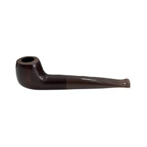 Cachimbo Elite Pequeno Reto em Madeira com Piteira em Resina