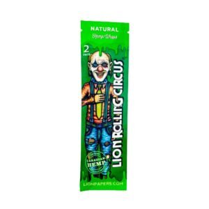Lion Rolling Circus Hemp Wrap Natural King Size