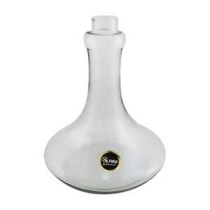 Vaso para Narguilé Alfarid em Vidro - Base resistente