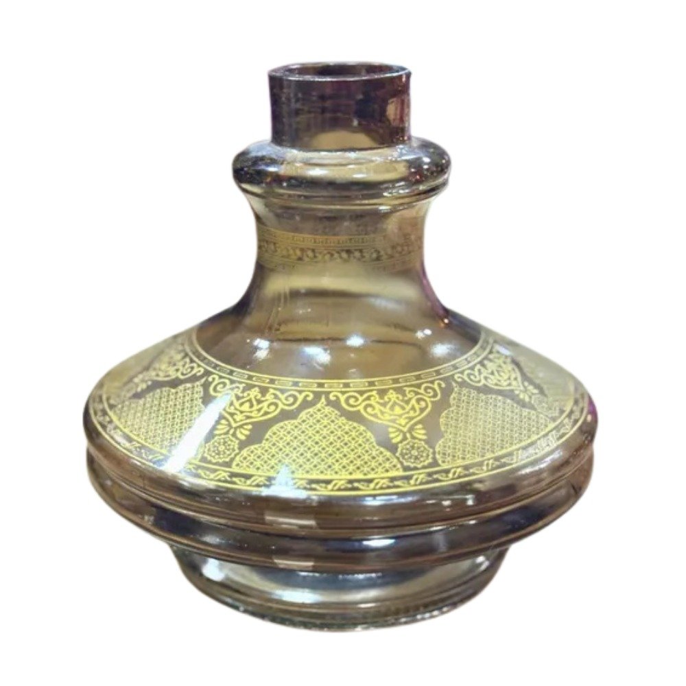 Vaso para Narguilé Chamma New Aladim Gold Fumê Premium