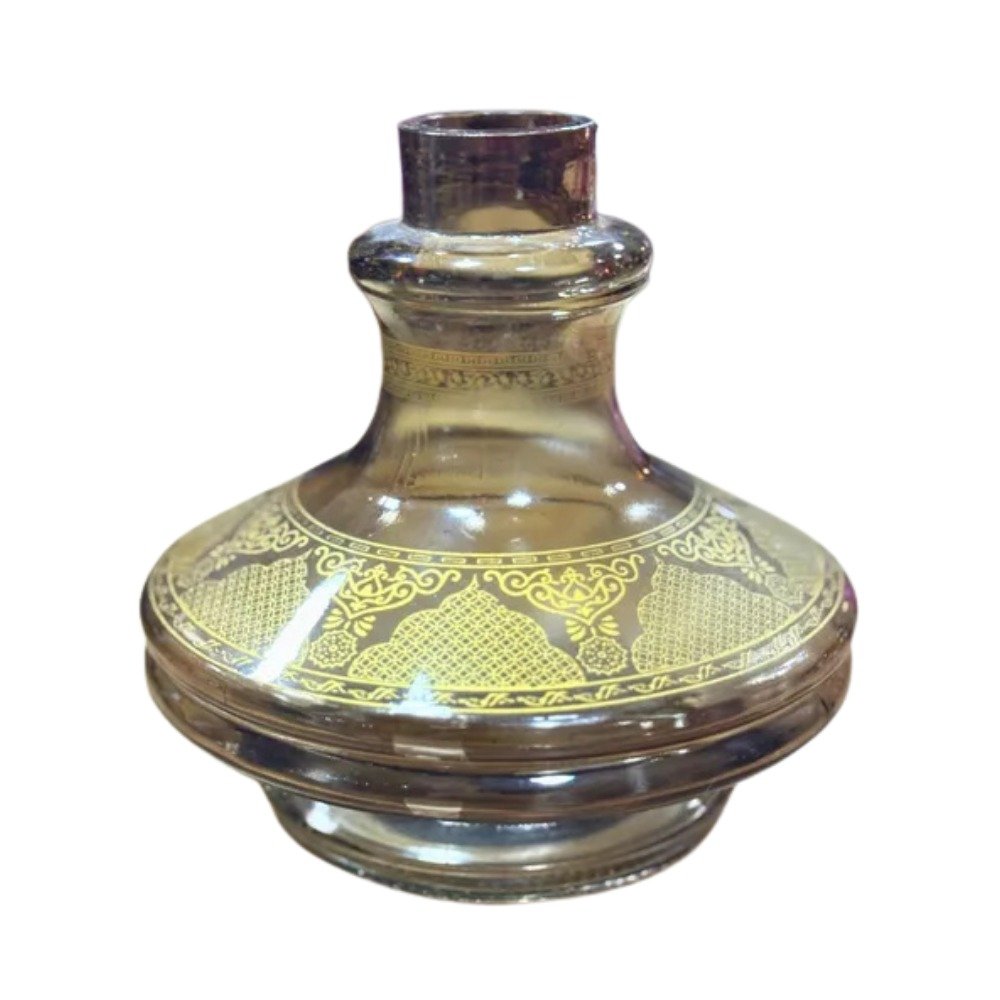 Vaso para Narguilé Chamma New Aladim Gold Fumê Premium
