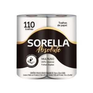 Papel Toalha Sorella Absolute 2 Unidades