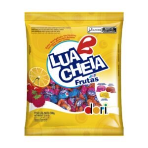 Bala Lua Cheia Frutas Sabores Sortidos Unitário